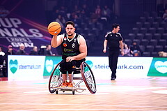 19.01.2025, Graz, Raiffeisen Sportpark, Rollstuhl BB Cup 2025, Finale, Flinkstones Graz vs Sitting Bulls Klosterneuburg,  