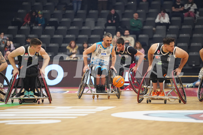 Basketball Austria Cup 2025, Final Four, Rollstuhl BB Cup Finale,  Flinkstones Graz vs Sitting Bulls Klosterneuburg


