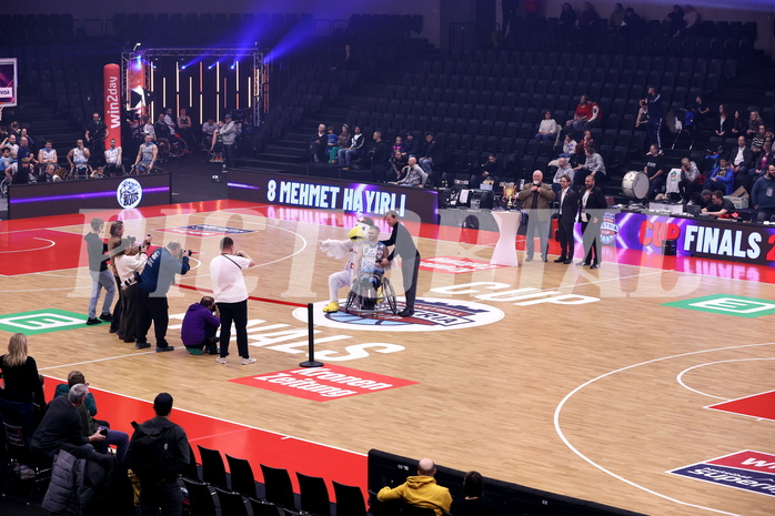 19.01.2025, Graz, Raiffeisen Sportpark, Rollstuhl BB Cup 2025, Finale, Flinkstones Graz vs Sitting Bulls Klosterneuburg,  