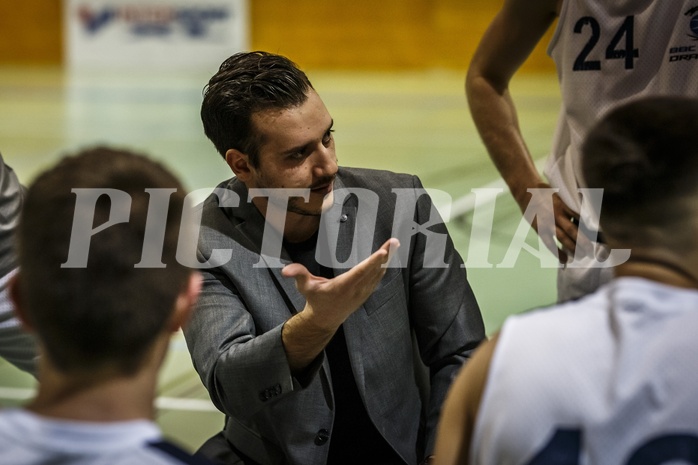 Basketball, 2.Bundesliga, Grunddurchgang 18.Runde, BBC Nord Dragonz, Mistelbach Mustangs, Dusan Kozlica (Head Coach)