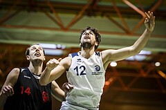 Basketball, 2.Bundesliga, Grunddurchgang 18.Runde, BBC Nord Dragonz, Mistelbach Mustangs, Lukas Baumgartner (12)
