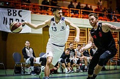 Basketball, 2.Bundesliga, Grunddurchgang 18.Runde, BBC Nord Dragonz, Mistelbach Mustangs, Gabriel Semmel (13)