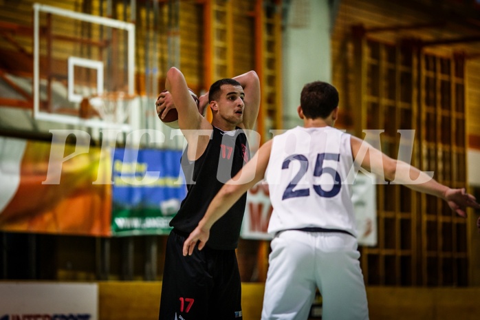 Basketball, 2.Bundesliga, Grunddurchgang 18.Runde, BBC Nord Dragonz, Mistelbach Mustangs, Michal Jedovnicky (17)