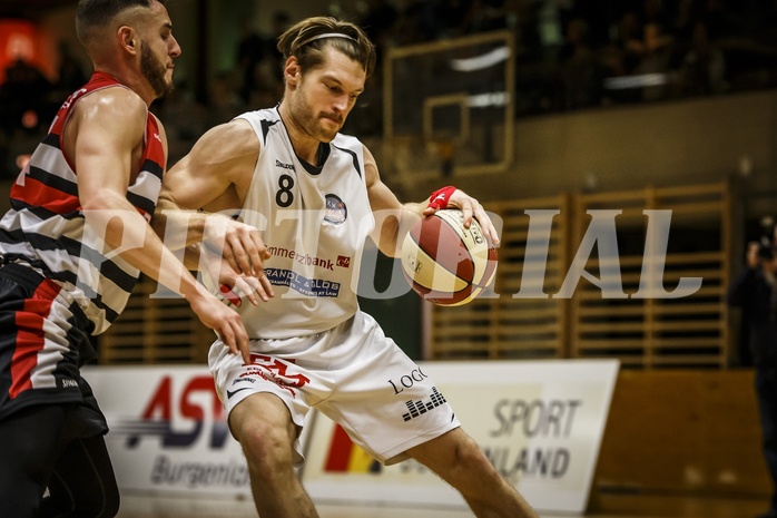Basketball, 2.Bundesliga, Grunddurchgang 18.Runde, Mattersburg Rocks, Villach Raiders, Maximilian HÜBNER (8)