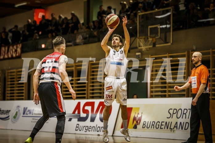 Basketball, 2.Bundesliga, Grunddurchgang 18.Runde, Mattersburg Rocks, Villach Raiders, Jan NICOLI (3)