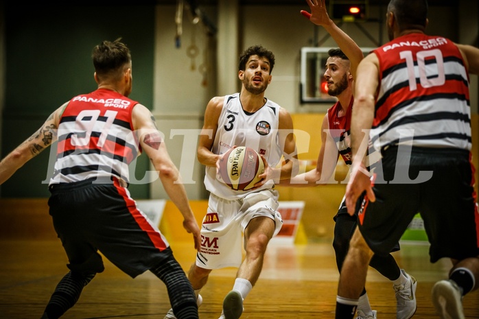 Basketball, 2.Bundesliga, Grunddurchgang 2.Runde, Mattersburg Rocks, Villach Raiders, Jan NICOLI (3)