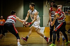 Basketball, 2.Bundesliga, Grunddurchgang 2.Runde, Mattersburg Rocks, Villach Raiders, Maximilian HÜBNER (8)
