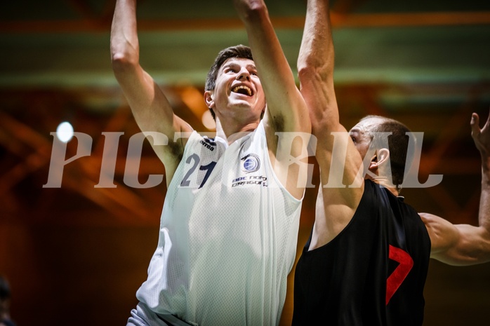 Basketball, 2.Bundesliga, Grunddurchgang 18.Runde, BBC Nord Dragonz, Mistelbach Mustangs, Lukas Knor (21)