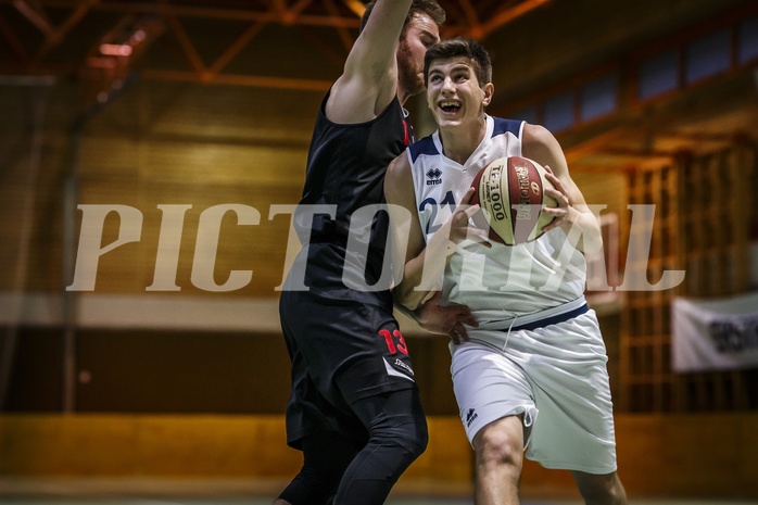 Basketball, 2.Bundesliga, Grunddurchgang 18.Runde, BBC Nord Dragonz, Mistelbach Mustangs, Lukas Knor (21)