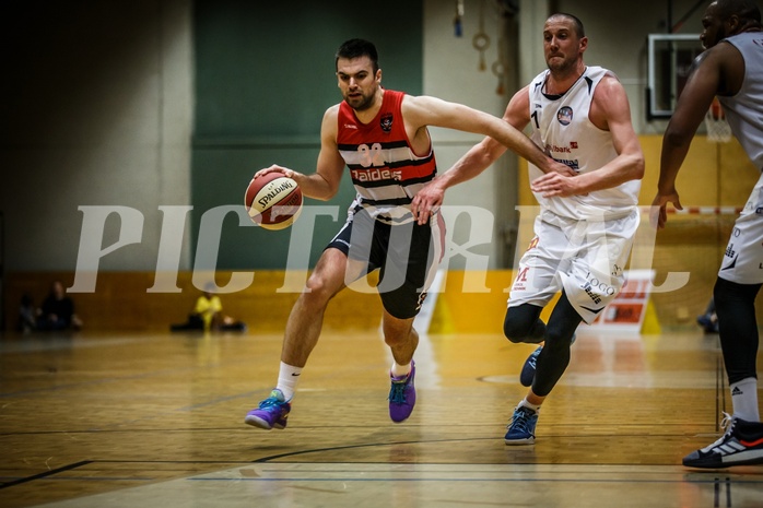 Basketball, 2.Bundesliga, Grunddurchgang 2.Runde, Mattersburg Rocks, Villach Raiders, Antonio Boban (32)