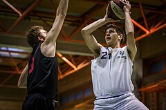 Basketball, 2.Bundesliga, Grunddurchgang 18.Runde, BBC Nord Dragonz, Mistelbach Mustangs, Lukas Knor (21)