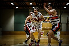 Basketball, 2.Bundesliga, Grunddurchgang 2.Runde, Mattersburg Rocks, Villach Raiders, Maximilian HÜBNER (8)