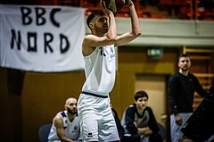 Basketball, 2.Bundesliga, Grunddurchgang 18.Runde, BBC Nord Dragonz, Mistelbach Mustangs, Gabriel Semmel (13)