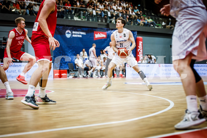 Basketball, AUT vs. NOR, Austria, Norway, Benedikt Güttl (21)