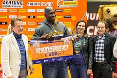 Basketball, ABL 2016/17, All Star Day 2017, Team Austria, Team International, Winner 3-Point-Shootout Curtis Bob