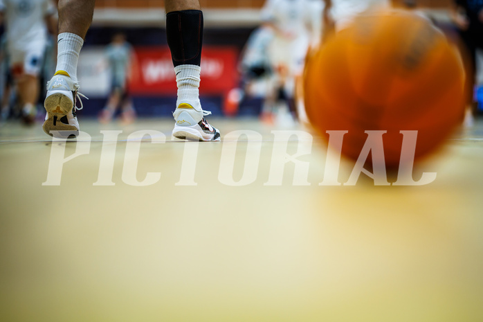 Basketball, Win2Day Superliga 2023/24, 3. Qualifikationsrunde, Vienna Timberwolves, Kapfenberg Bulls, Elias Wlasak (8)