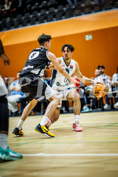 Basketball, Win2Day Superliga 2023/24, 3. Qualifikationsrunde, Vienna Timberwolves, Kapfenberg Bulls, Armin Karian (0)