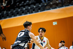 Basketball, Win2Day Superliga 2023/24, 3. Qualifikationsrunde, Vienna Timberwolves, Kapfenberg Bulls, Armin Karian (0)