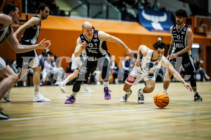 Basketball, Win2Day Superliga 2023/24, 3. Qualifikationsrunde, Vienna Timberwolves, Kapfenberg Bulls, Daniele Kuchar (22)