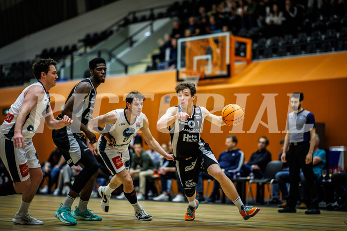 Basketball, Win2Day Superliga 2023/24, 3. Qualifikationsrunde, Vienna Timberwolves, Kapfenberg Bulls, Miro Zapf (7)