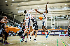 Basketball, Win2Day Superliga 2023/24, 3. Qualifikationsrunde, Vienna Timberwolves, Kapfenberg Bulls, Ivor Kuresevic (44), Luka Dramac (5), Nnadalu Noble (3)