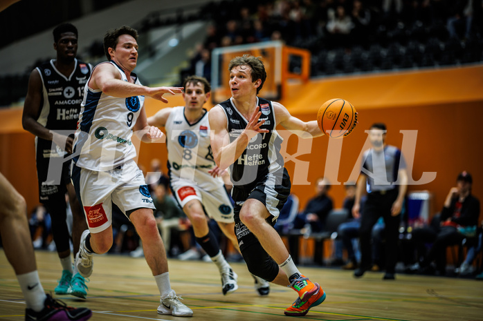 Basketball, Win2Day Superliga 2023/24, 3. Qualifikationsrunde, Vienna Timberwolves, Kapfenberg Bulls, Miro Zapf (7)