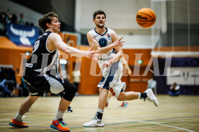 Basketball, Win2Day Superliga 2023/24, 3. Qualifikationsrunde, Vienna Timberwolves, Kapfenberg Bulls, Philipp D'Angelo (9)