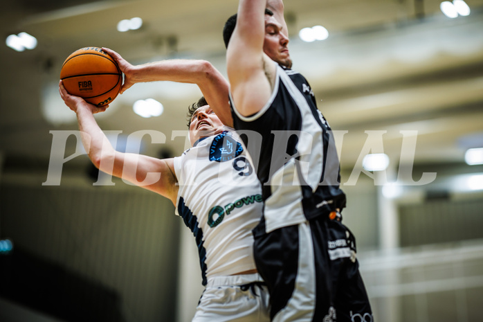Basketball, Win2Day Superliga 2023/24, 3. Qualifikationsrunde, Vienna Timberwolves, Kapfenberg Bulls, Philipp D'Angelo (9)