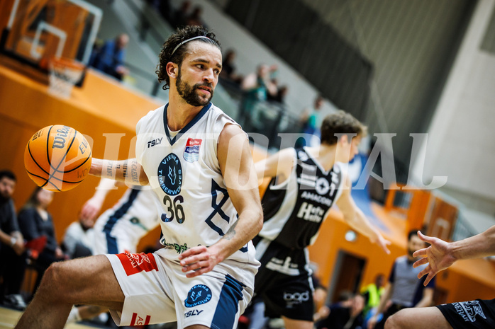 Basketball, Win2Day Superliga 2023/24, 3. Qualifikationsrunde, Vienna Timberwolves, Kapfenberg Bulls, Oscar Schmit (36)