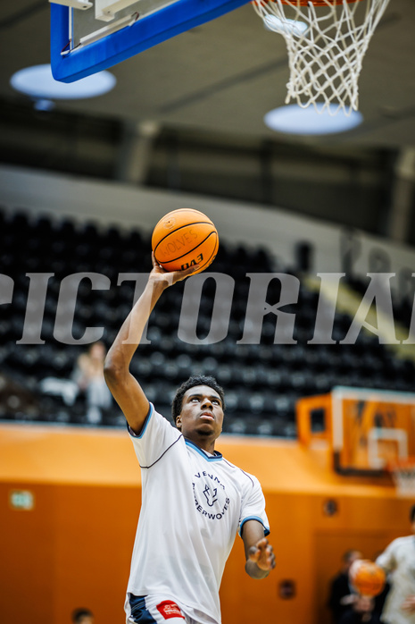Basketball, Win2Day Superliga 2023/24, 3. Qualifikationsrunde, Vienna Timberwolves, Kapfenberg Bulls, Nnadalu Noble (3)