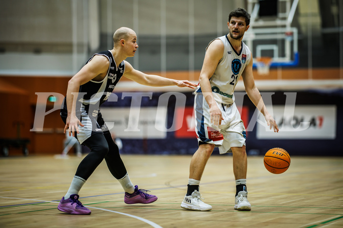 Basketball, Win2Day Superliga 2023/24, 3. Qualifikationsrunde, Vienna Timberwolves, Kapfenberg Bulls, Moritz Lanegger (21)