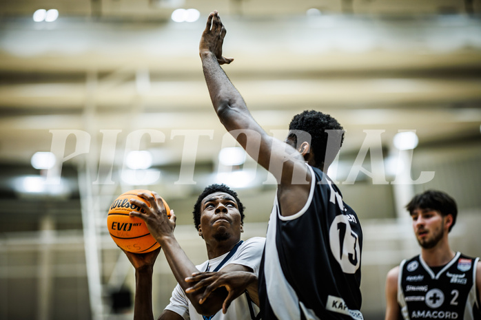 Basketball, Win2Day Superliga 2023/24, 3. Qualifikationsrunde, Vienna Timberwolves, Kapfenberg Bulls, Nnadalu Noble (3)