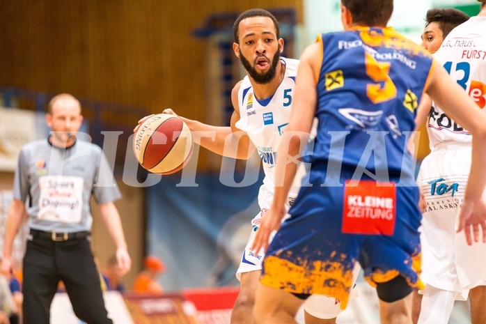 Basketball, ABL 2017/18, Grunddurchgang 7.Runde, Oberwart Gunners, Fürstenfeld Panthers, Louis Dabney Jr. (5)