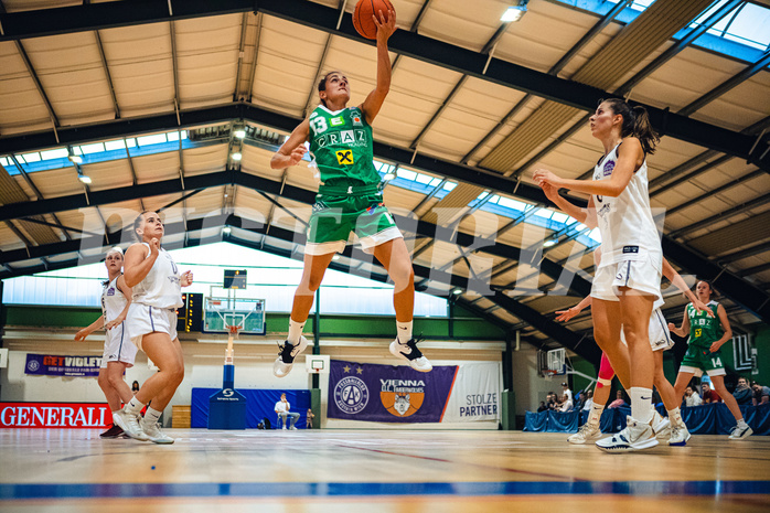 Basketball Basketball Damen Superliga 2021/22, Grunddurchgang 2.Runde Vienna D.C. Timberwolves vs. UBI Graz
