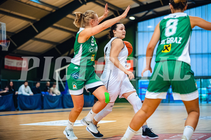 Basketball Basketball Damen Superliga 2021/22, Grunddurchgang 2.Runde Vienna D.C. Timberwolves vs. UBI Graz
