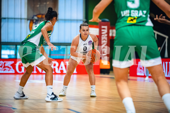 Basketball Basketball Damen Superliga 2021/22, Grunddurchgang 2.Runde Vienna D.C. Timberwolves vs. UBI Graz
