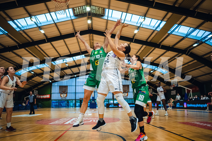 Basketball Basketball Damen Superliga 2021/22, Grunddurchgang 2.Runde Vienna D.C. Timberwolves vs. UBI Graz
