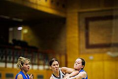 Basketball, Win2Day Basketball Damen Superliga 2023/24, Grunddurchgang 1.Runde, Vienna United, DBB LZ OÖ, Lisa Ganhör (9), Oryna Bolotnikova (26), Ylenia Bonett (5)