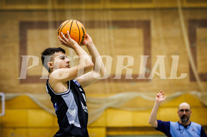Basketball, Basketball Zweite Liga 2023/24, Grunddurchgang 2.Runde, Vienna United, Raiders Tirol, Marko Obradovic (5)