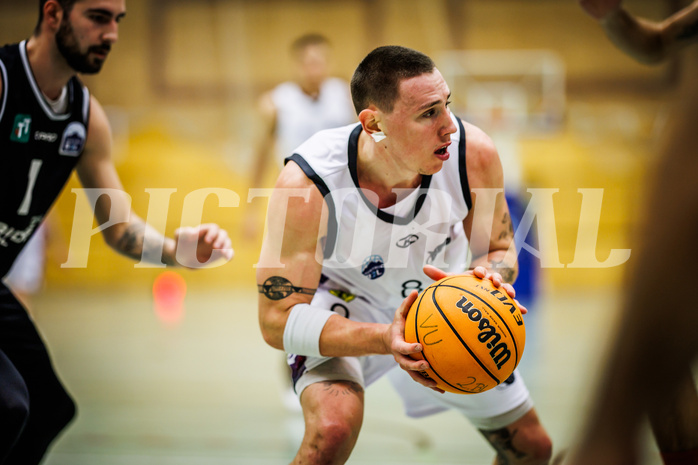 Basketball, Basketball Zweite Liga 2023/24, Grunddurchgang 2.Runde, Vienna United, Raiders Tirol, Philipp Germ (8)