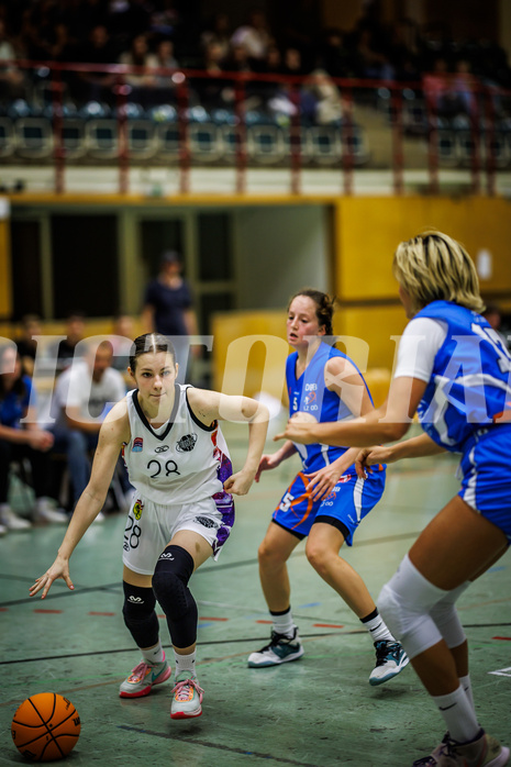 Basketball, Win2Day Basketball Damen Superliga 2023/24, Grunddurchgang 1.Runde, Vienna United, DBB LZ OÖ, Ninel Merkotun (28)
