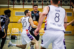 Basketball, Basketball Zweite Liga 2023/24, Grunddurchgang 2.Runde, Vienna United, Raiders Tirol, Mathias Diemer (20), Stefan Oberhauser (6)