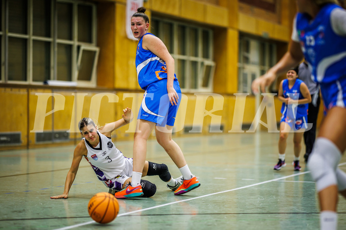 Basketball, Win2Day Basketball Damen Superliga 2023/24, Grunddurchgang 1.Runde, Vienna United, DBB LZ OÖ, Tita Zaboji (3)