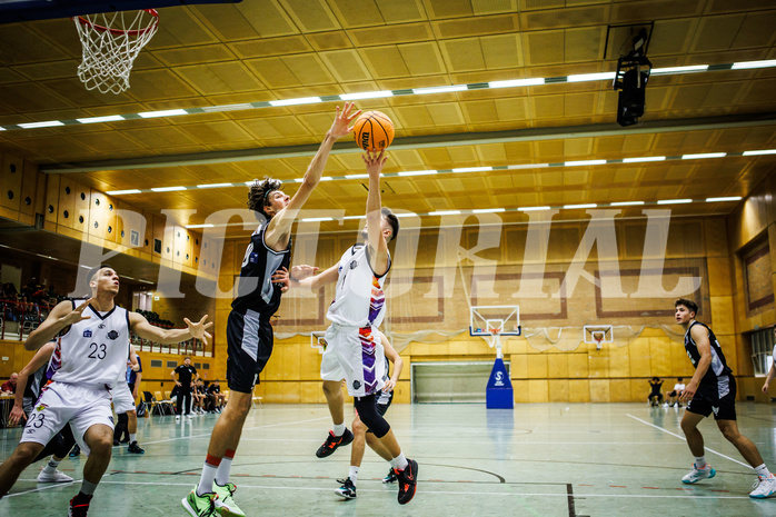 Basketball, Basketball Zweite Liga 2023/24, Grunddurchgang 2.Runde, Vienna United, Raiders Tirol, David Makivic (1)
