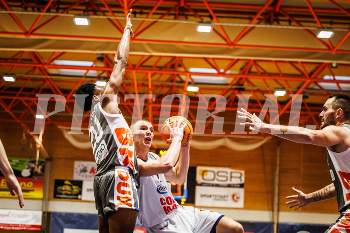 Basketball, win2day Basketball Superliga 2023/224, Grunddurchgang Runde 3, BBC Nord Dragonz, Klosterneuburg Dukes, Filip Bjelanovic (22)