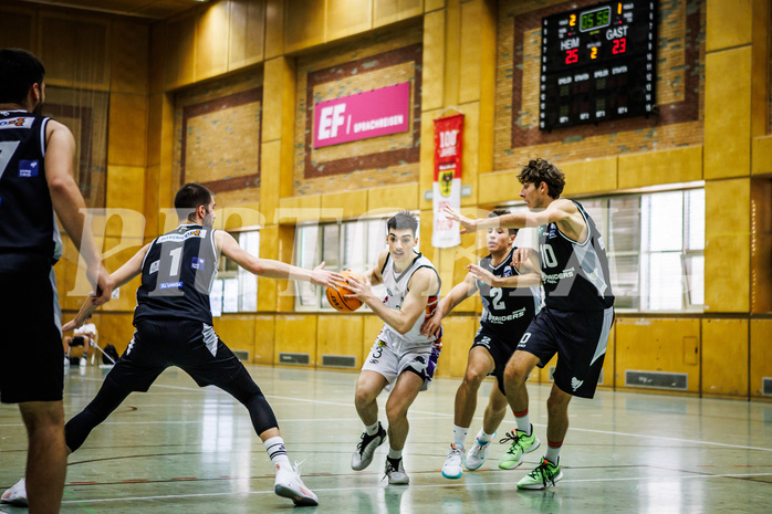 Basketball, Basketball Zweite Liga 2023/24, Grunddurchgang 2.Runde, Vienna United, Raiders Tirol, Bruno Golino (3)