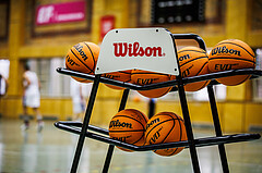 Basketball, Basketball Zweite Liga 2023/24, Grunddurchgang 2.Runde, Vienna United, Raiders Tirol, feature, ball
