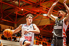 Basketball, win2day Basketball Superliga 2023/224, Grunddurchgang Runde 3, BBC Nord Dragonz, Klosterneuburg Dukes, Valentin Pasterk (6)