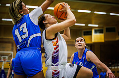 Basketball, Win2Day Basketball Damen Superliga 2023/24, Grunddurchgang 1.Runde, Vienna United, DBB LZ OÖ, Klara Brunner (25)