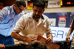 Basketball, win2day Basketball Superliga 2023/224, Grunddurchgang Runde 3, BBC Nord Dragonz, Klosterneuburg Dukes, Damir Zeleznik (Head Coach)